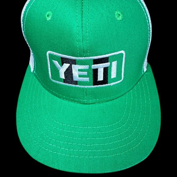 Yeti Austin FC Soccer Mesh Trucker Limited Edition Snapback Hat Green and White - Picture 3 of 9